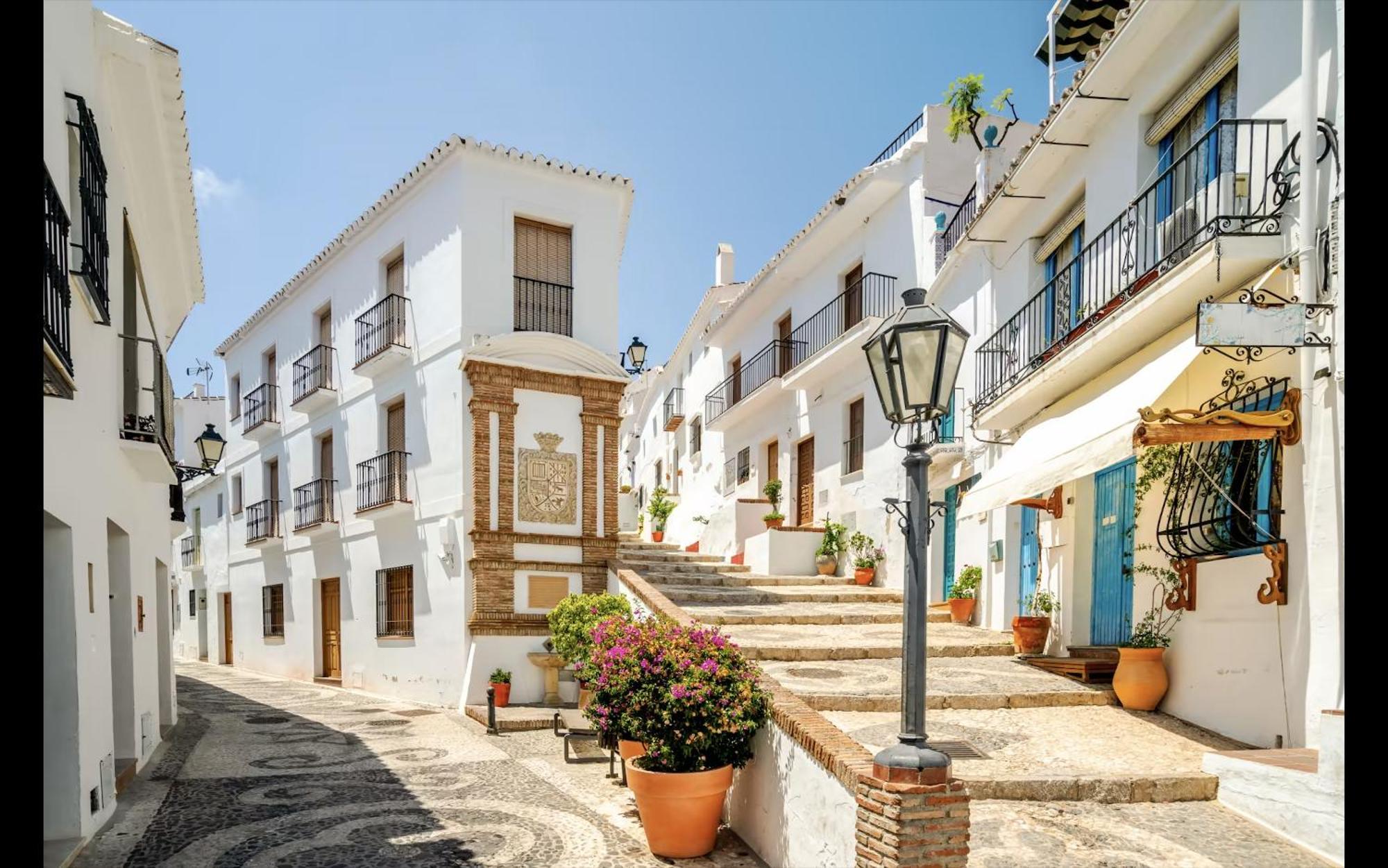 Precioso Apartamento De Dos Plantas Con Vistas Frigiliana Extérieur photo